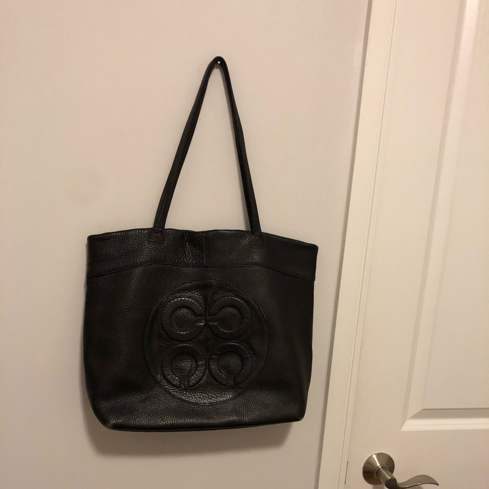Leather Coach Tote